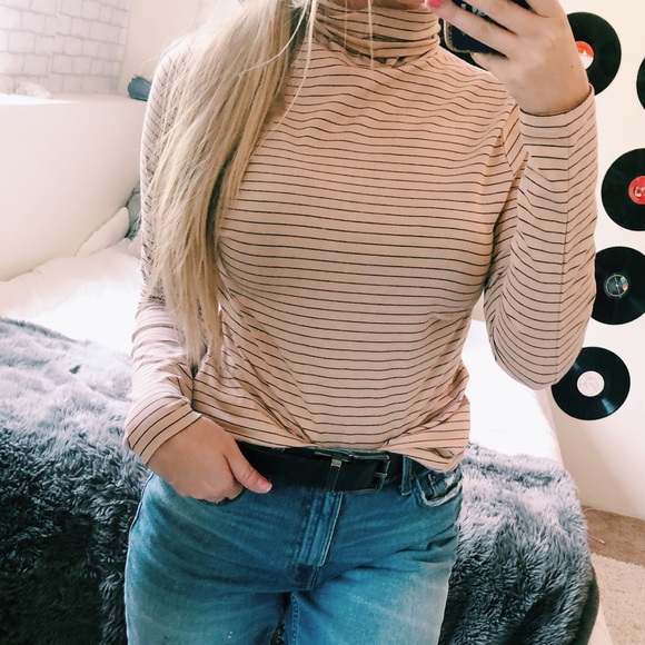 Lands' End Tops - 3 FOR 15 🌟 LANDS END STRIPED TURTLE NECK